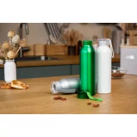   Sticla de apa sport 600 ml, 2401E17760, Everestus, ø66x230 mm, Aluminiu, Silicon, Alb