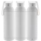 Sticla de apa sport 600 ml, 2401E17760, Everestus, ø66x230 mm, Aluminiu, Silicon, Alb