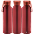 Sticla de apa sport 600 ml, 2401E17758, Everestus, ø66x230 mm, Aluminiu, Silicon, Rosu