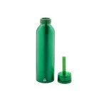 Sticla de apa sport 600 ml, 2401E17757, Everestus, ø66x230 mm, Aluminiu, Silicon, Verde