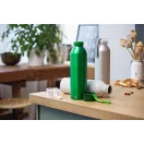 Sticla de apa sport 600 ml, 2401E17757, Everestus, ø66x230 mm, Aluminiu, Silicon, Verde