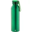 Sticla de apa sport 600 ml, 2401E17757, Everestus, ø66x230 mm, Aluminiu, Silicon, Verde