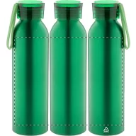   Sticla de apa sport 600 ml, 2401E17757, Everestus, ø66x230 mm, Aluminiu, Silicon, Verde