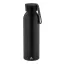 Sticla de apa sport 600 ml, 2401E17755, Everestus, ø66x230 mm, Aluminiu, Silicon, Negru
