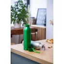 Sticla de apa sport 600 ml, 2401E17759, Everestus, ø66x230 mm, Aluminiu, Silicon, Argintiu