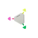 Marker triunghiular cu 3 culori, 2401E18062, Everestus, 80x80x12 mm, Plastic, Alb