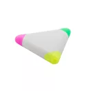 Marker triunghiular cu 3 culori, 2401E18062, Everestus, 80x80x12 mm, Plastic, Alb
