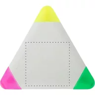   Marker triunghiular cu 3 culori, 2401E18062, Everestus, 80x80x12 mm, Plastic, Alb