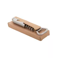   Tirbuson si desfacator de bere, 2401E17969, Everestus, 135x40x13 mm, Otel, Bambus, Natur