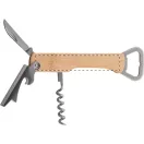 Tirbuson si desfacator de bere, 2401E17969, Everestus, 135x40x13 mm, Otel, Bambus, Natur