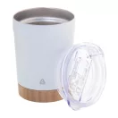 Cana termos 300 ml, 2402E18559, Everestus, ø86x116 mm, Otel, Bambus, Alb