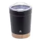 Cana termos 300 ml, 2402E18556, Everestus, ø86x116 mm, Otel, Bambus, Negru