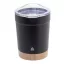 Cana termos 300 ml, 2402E18556, Everestus, ø86x116 mm, Otel, Bambus, Negru