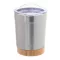 Cana termos 300 ml, 2402E18558, Everestus, ø86x116 mm, Otel, Bambus, Argintiu