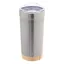 Cana termos 600 ml, 2402E18562, Everestus, ø87x180 mm, Otel, Bambus, Argintiu