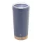 Cana termos 600 ml, 2402E18561, Everestus, ø87x180 mm, Otel, Bambus, Gri inchis