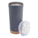 Cana termos 600 ml, 2402E18561, Everestus, ø87x180 mm, Otel, Bambus, Gri inchis