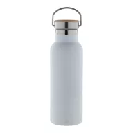   Termos 500 ml, 2402E18581, Everestus, ø70x220 mm, Otel, Bambus, Alb