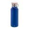 Termos 500 ml, 2402E18576, Everestus, ø70x220 mm, Otel, Bambus, Albastru