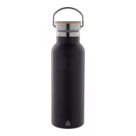   Termos 500 ml, 2402E18575, Everestus, ø70x220 mm, Otel, Bambus, Negru