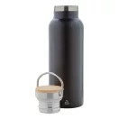 Termos 500 ml, 2402E18575, Everestus, ø70x220 mm, Otel, Bambus, Negru