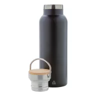   Termos 500 ml, 2402E18575, Everestus, ø70x220 mm, Otel, Bambus, Negru