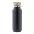 Termos 500 ml, 2402E18575, Everestus, ø70x220 mm, Otel, Bambus, Negru