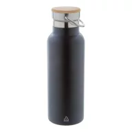  Termos 500 ml, 2402E18575, Everestus, ø70x220 mm, Otel, Bambus, Negru