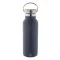 Termos 500 ml, 2402E18577, Everestus, ø70x220 mm, Otel, Bambus, Gri inchis