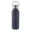 Termos 500 ml, 2402E18577, Everestus, ø70x220 mm, Otel, Bambus, Gri inchis