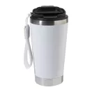 Cana termos 430 ml, Everestus, 2601E15149, Otel, Polipropilena, Alb