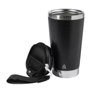   Cana termos 430 ml, Everestus, 2601E15148, Otel, Polipropilena, Negru