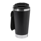 Cana termos 430 ml, Everestus, 2601E15148, Otel, Polipropilena, Negru