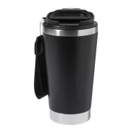   Cana termos 430 ml, Everestus, 2601E15148, Otel, Polipropilena, Negru