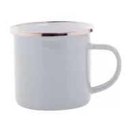   Cana 300 ml, 2402E18446, Everestus, ø79x81 mm, Metal, Otel, Alb
