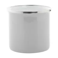   Cana 300 ml, 2402E18446, Everestus, ø79x81 mm, Metal, Otel, Alb