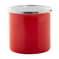   Cana 300 ml, 2402E18445, Everestus, ø79x81 mm, Metal, Otel, Rosu