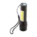 Lanterna reincarcabila, 2402E18985, Everestus, ø24x92 mm, Aluminiu, Negru