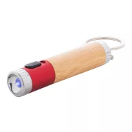   Breloc cu lanterna, 2410E24094, Everestus, ø14 x 64 mm, Bambus, Rosu