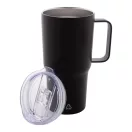 Cana termos 600 ml, 2410E25149, Everestus, ø85 x 175 mm, Otel, Negru