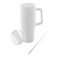  Cana termos 900 ml, 2410E25327, Everestus, ø90 x 240 mm, Polipropilena, Alb