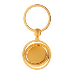   Breloc cu partea interioara rotativa, 2410E23396, Everestus, 34 x 75 x 5 mm, Metal, Auriu