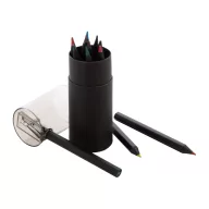   Set 12 creioane, 2502E14410, Everestus, ⌀35 x 103 mm, Lemn, Negru