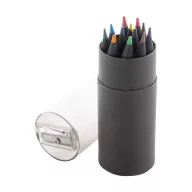   Set 12 creioane, 2502E14410, Everestus, ⌀35 x 103 mm, Lemn, Negru