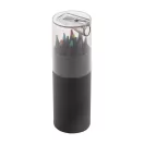 Set 12 creioane, 2502E14410, Everestus, ⌀35 x 103 mm, Lemn, Negru