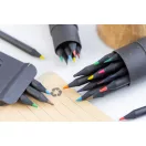 Set 12 creioane, 2502E14410, Everestus, ⌀35 x 103 mm, Lemn, Negru