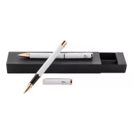   Set 2 instrumente de scris, 2509E17890, Everestus, 170x40x20 mm, Aluminiu, Alb