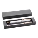 Set 2 instrumente de scris, 2509E17890, Everestus, 170x40x20 mm, Aluminiu, Alb