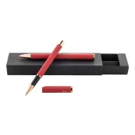   Set 2 instrumente de scris, 2509E17889, Everestus, 170x40x20 mm, Aluminiu, Rosu