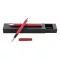Set 2 instrumente de scris, 2509E17889, Everestus, 170x40x20 mm, Aluminiu, Rosu